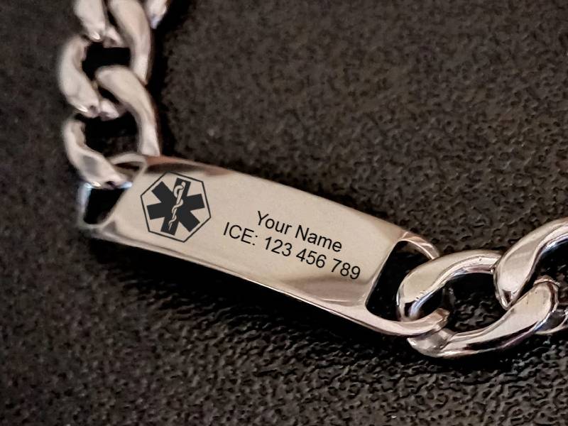 Stainless Steel Medical Alert