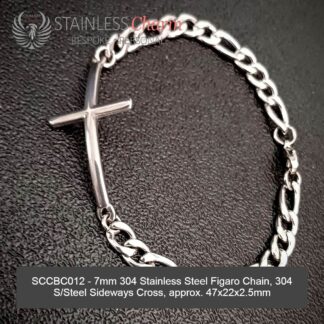 STAINLESS STEEL CHARM BRACELET