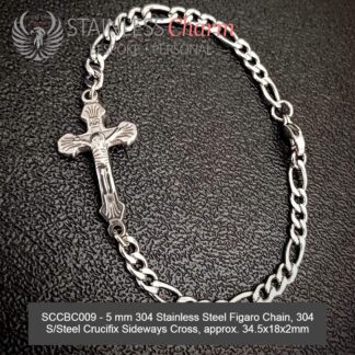 STAINLESS STEEL CHARM BRACELET