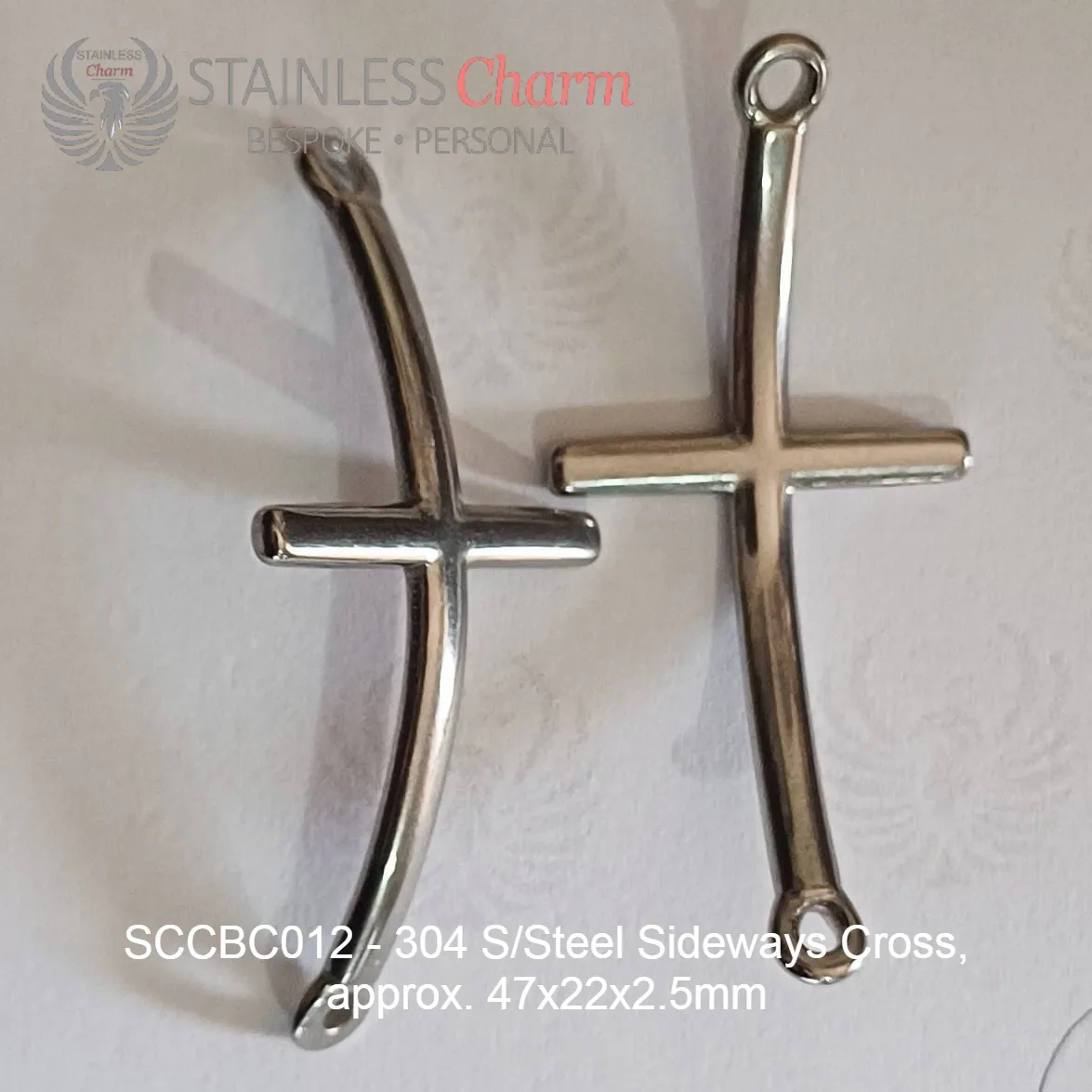 STAINLESS STEEL CHARM BRACELET
