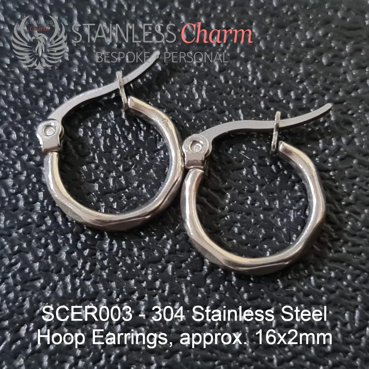 Hoop Earrings - SCER003 - Image 3