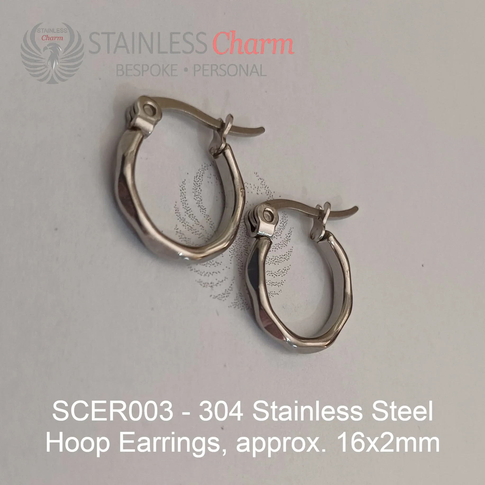 Hoop Earrings - SCER003 - Image 4