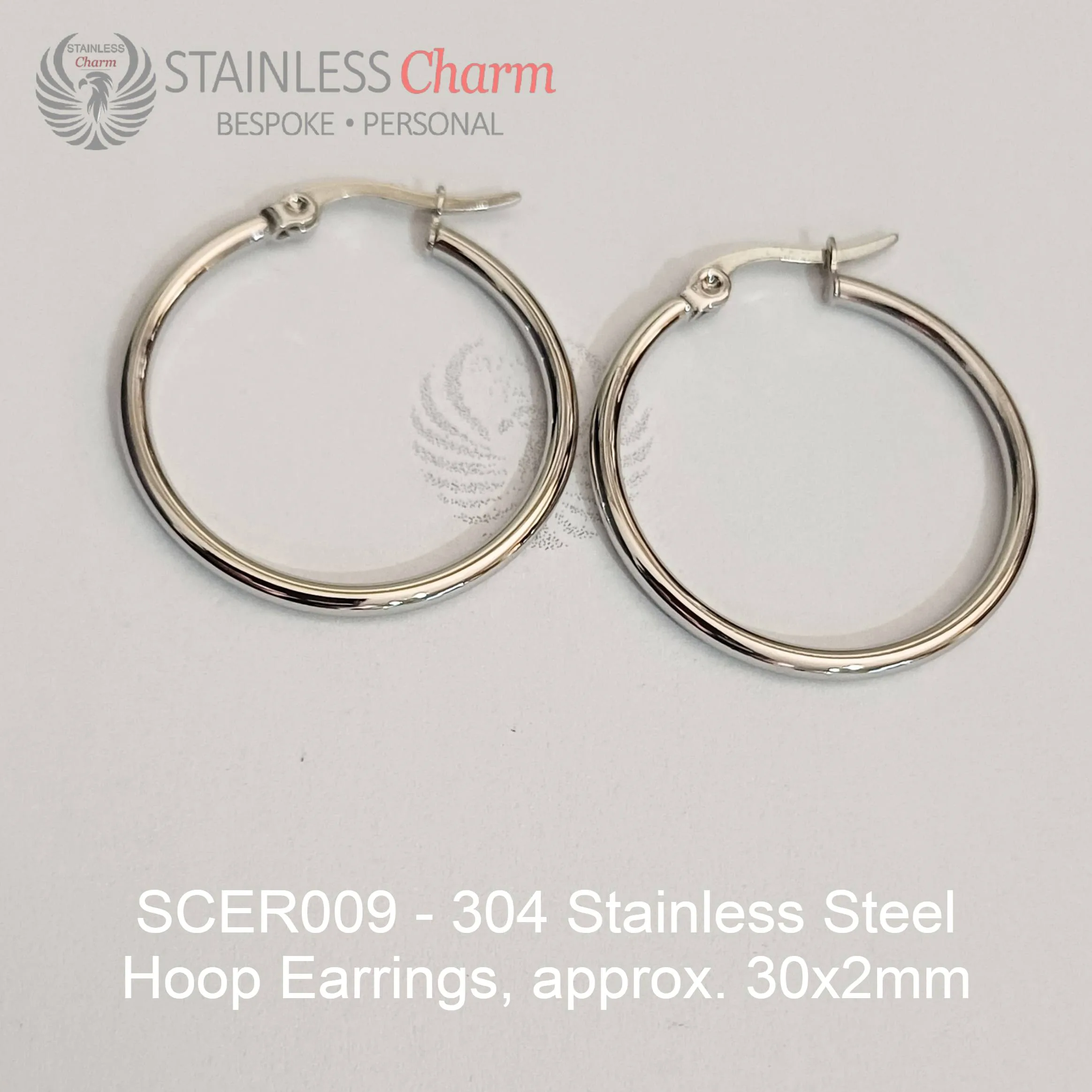Hoop Earrings - SCER009 - Image 3
