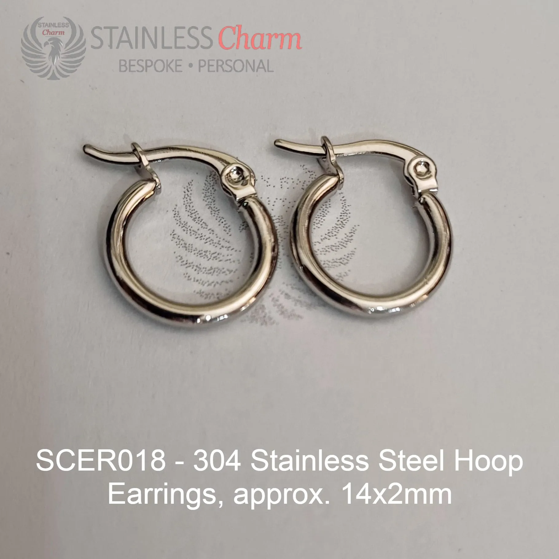 Hoop Earrings - SCER018 - Image 4