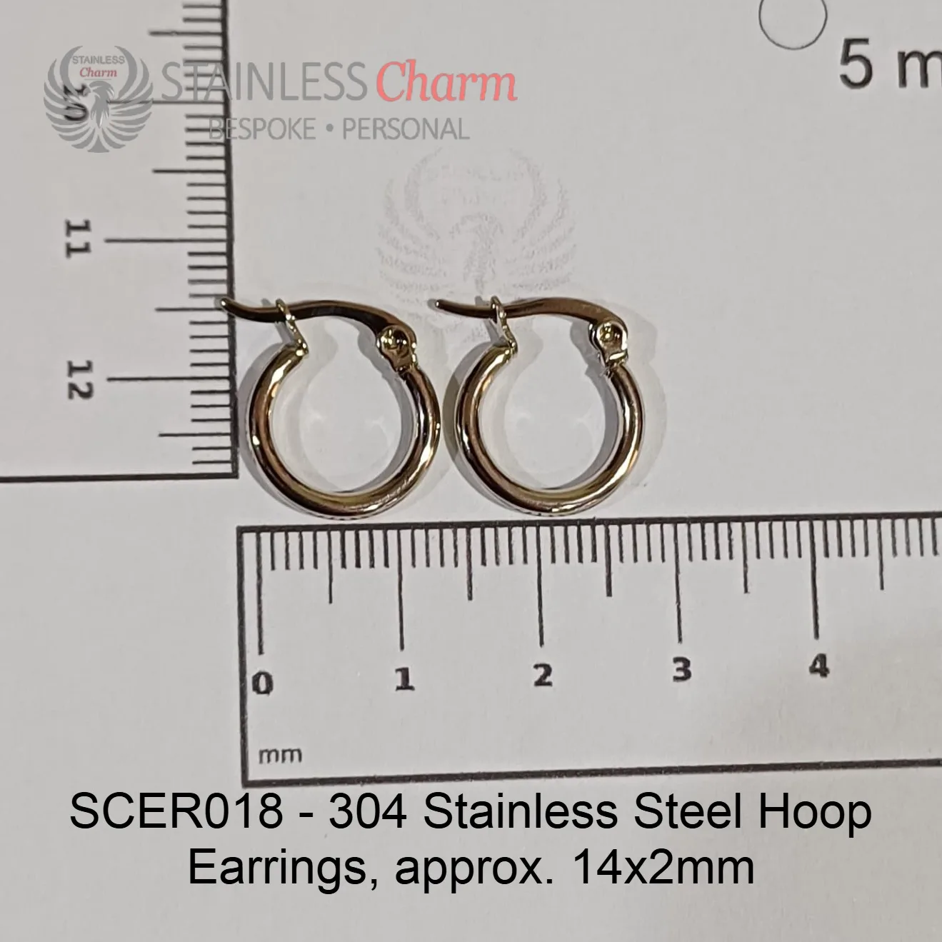 Hoop Earrings - SCER018 - Image 3