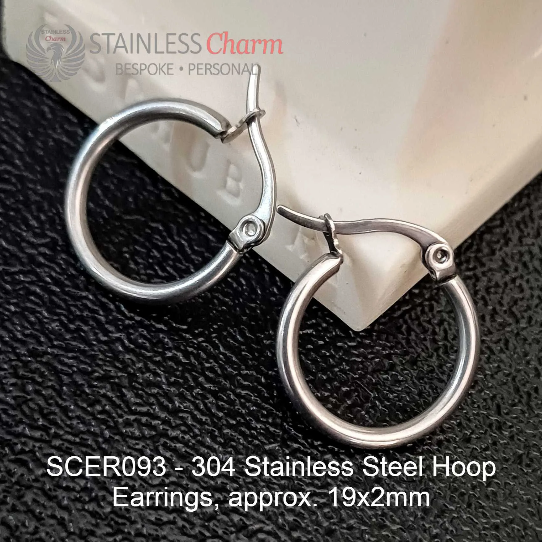 Hoop Earrings - SCER093 - Image 2
