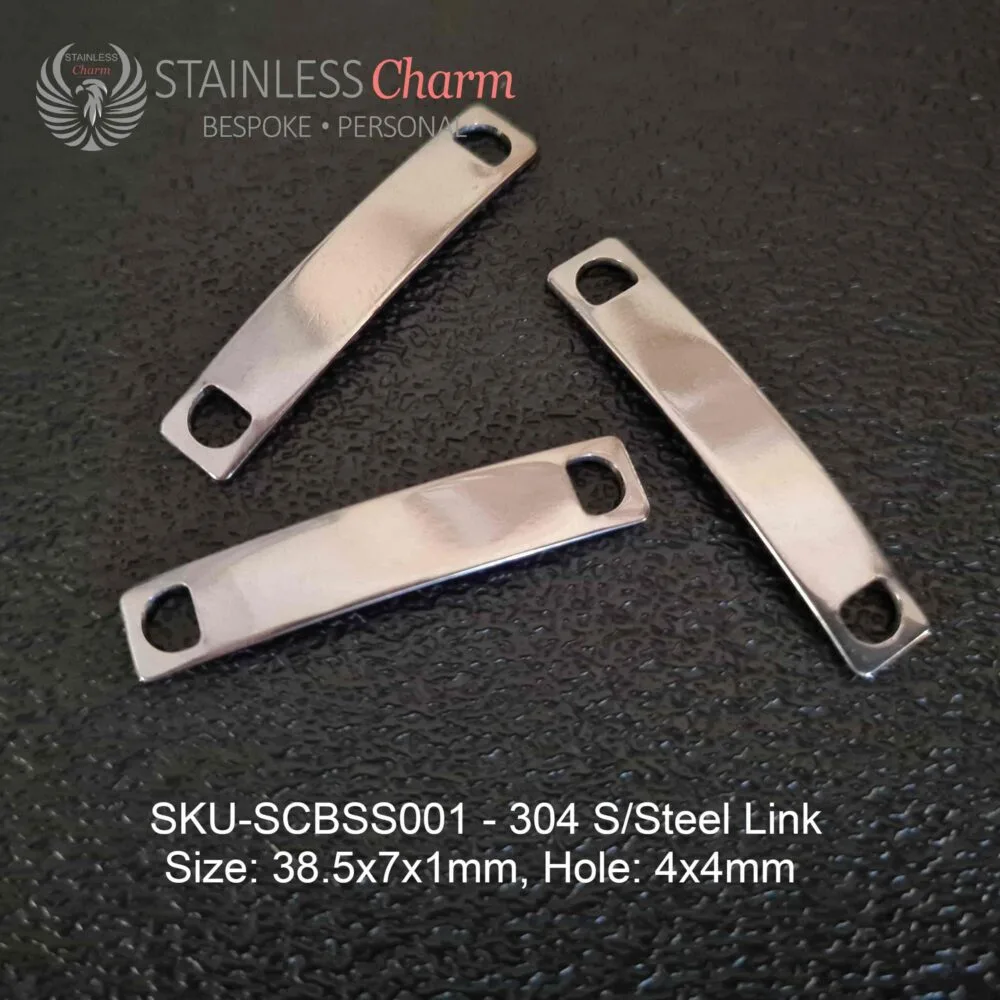 Small Link ID Bracelet - SCBSS001 - Image 5