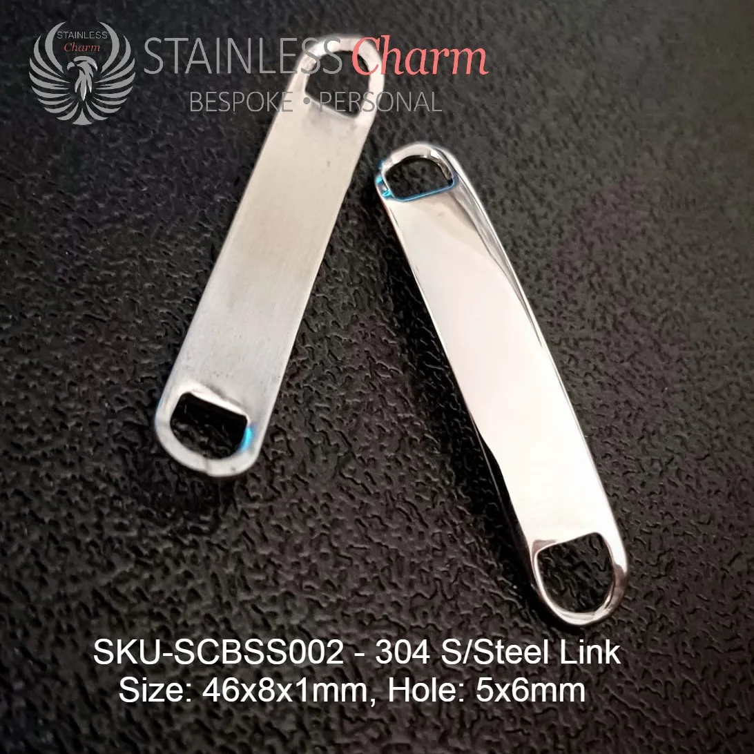 Small-Medium Link ID Bracelet - SCBSS002 - Image 5
