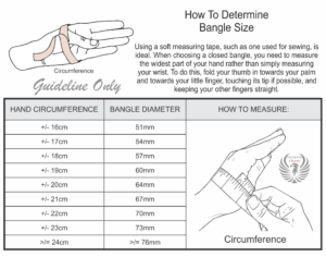 Bangle Size Measurements