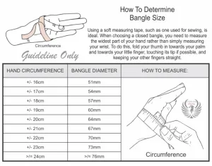 Bangle Size Measurements