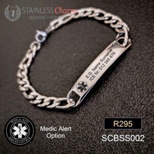 Stainless Steel Medical Alert Bracelet