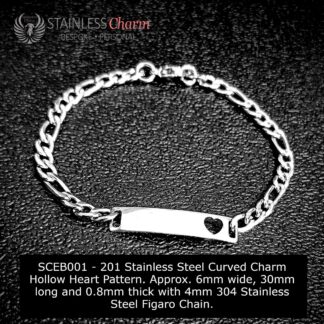 Stainless Steel Engraving Bracelet
