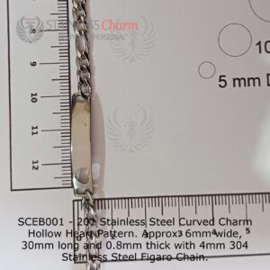 Stainless Steel Engraving Bracelet