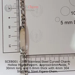 Stainless Steel Engraving Bracelet
