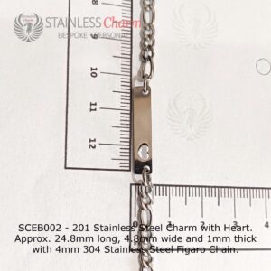 Stainless Steel Engraving Bracelet
