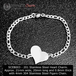 Stainless Steel Engraving Bracelet