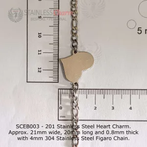 Stainless Steel Engraving Bracelet