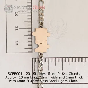 Stainless Steel Engraving Bracelet