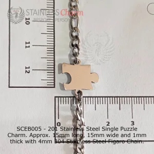 Stainless Steel Engraving Bracelet