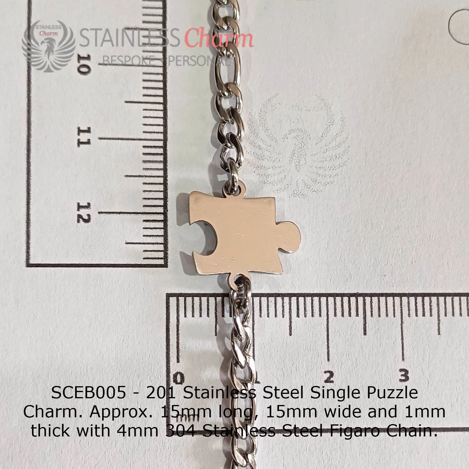 Stainless Steel Engraving Bracelet