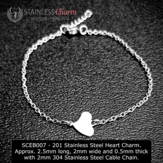 Stainless Steel Engraving Bracelet
