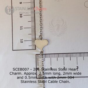 Stainless Steel Engraving Bracelet