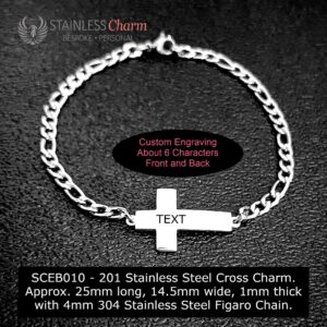 Stainless Steel Engraving Bracelet