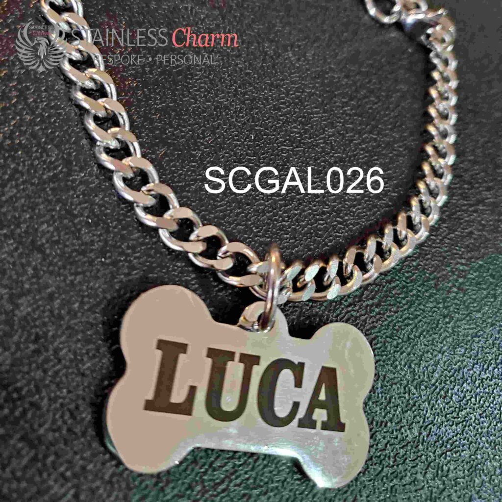 SCGAL026 - Stainless Steel Dog Tag