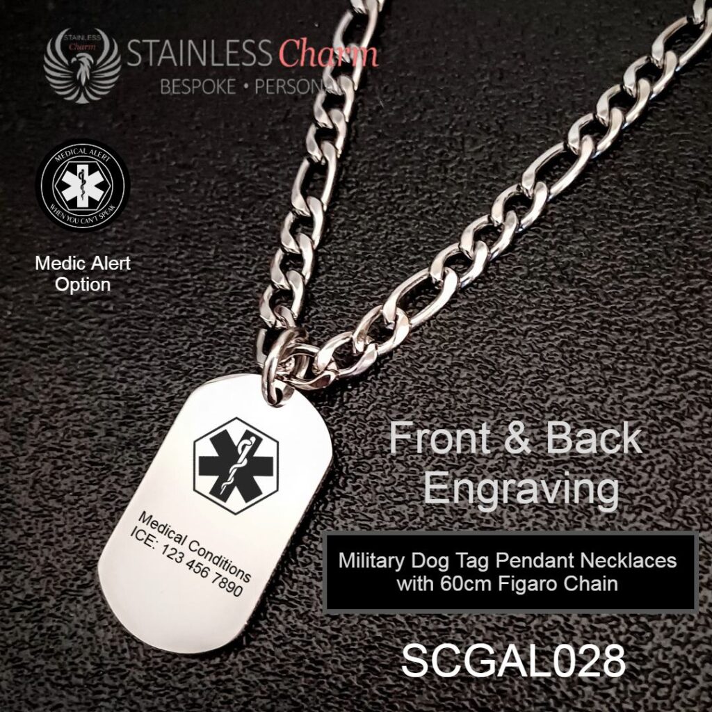 Stainless Steel Necklaces - Medical Alert