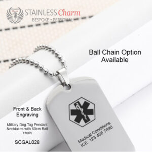 Stainless Steel Necklaces - Medical Alert