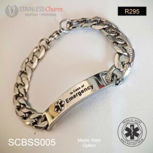 Stainless Steel Medical Alert Bracelet