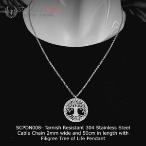 Stainless Steel Pendant Necklace