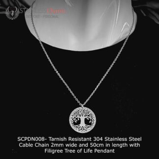 Stainless Steel Pendant Necklace