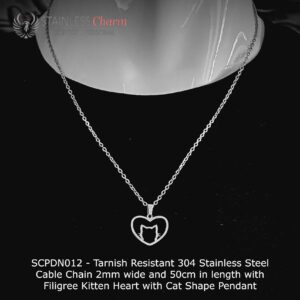 Stainless Steel Pendant Necklace