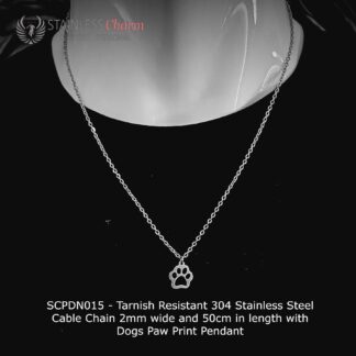 Stainless Steel Pendant Necklace