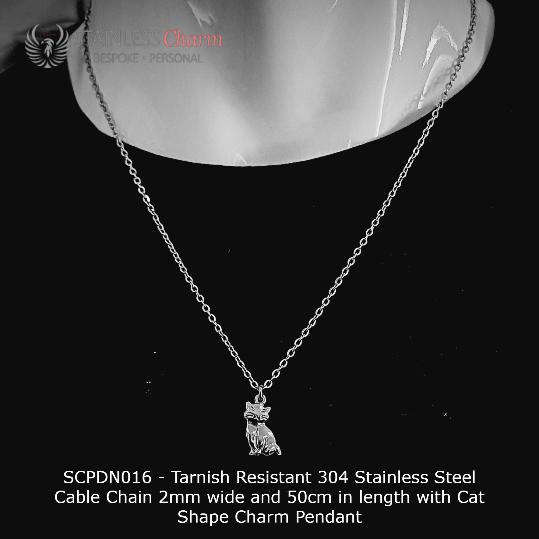 Stainless Steel Pendant Necklace