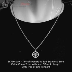 Stainless Steel Pendant Necklace