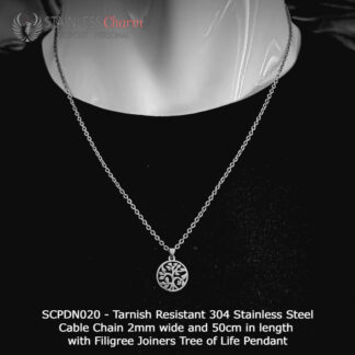 Stainless Steel Pendant Necklace