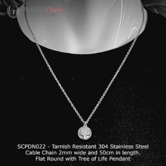 Stainless Steel Pendant Necklace