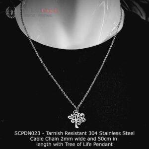 Stainless Steel Pendant Necklace