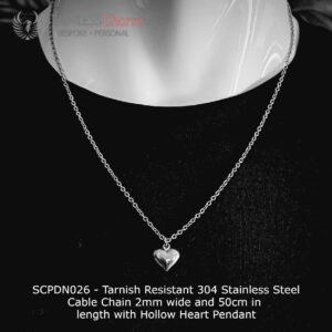 Stainless Steel Pendant Necklace