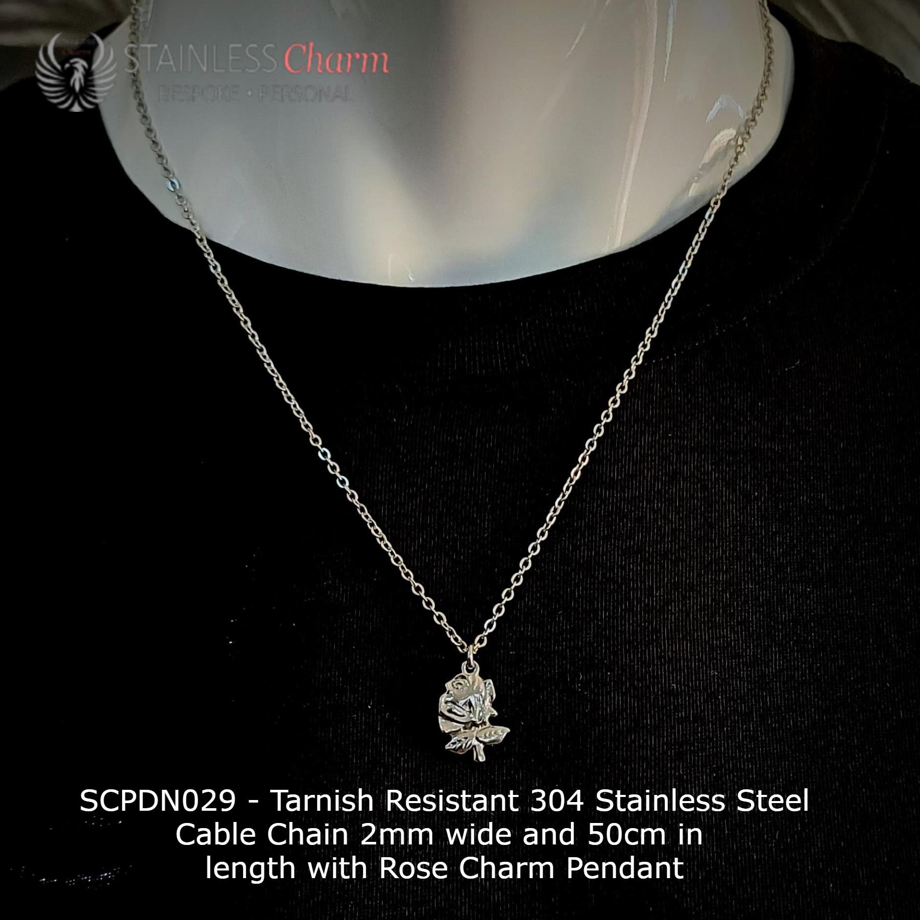 Stainless Steel Pendant Necklace