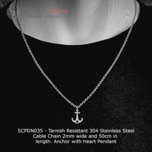 Stainless Steel Pendant Necklace