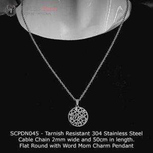 Stainless Steel Pendant Necklace