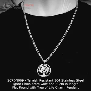 Stainless Steel Pendant Necklace