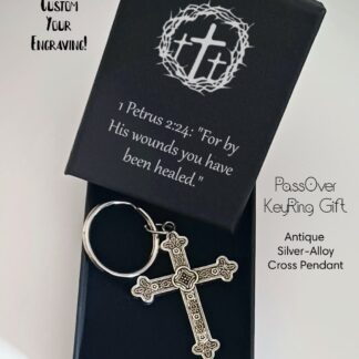 Healing Grace Cross Keyring - SCKEY001