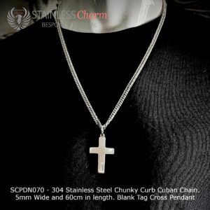 Stainless Steel Pendant Necklace