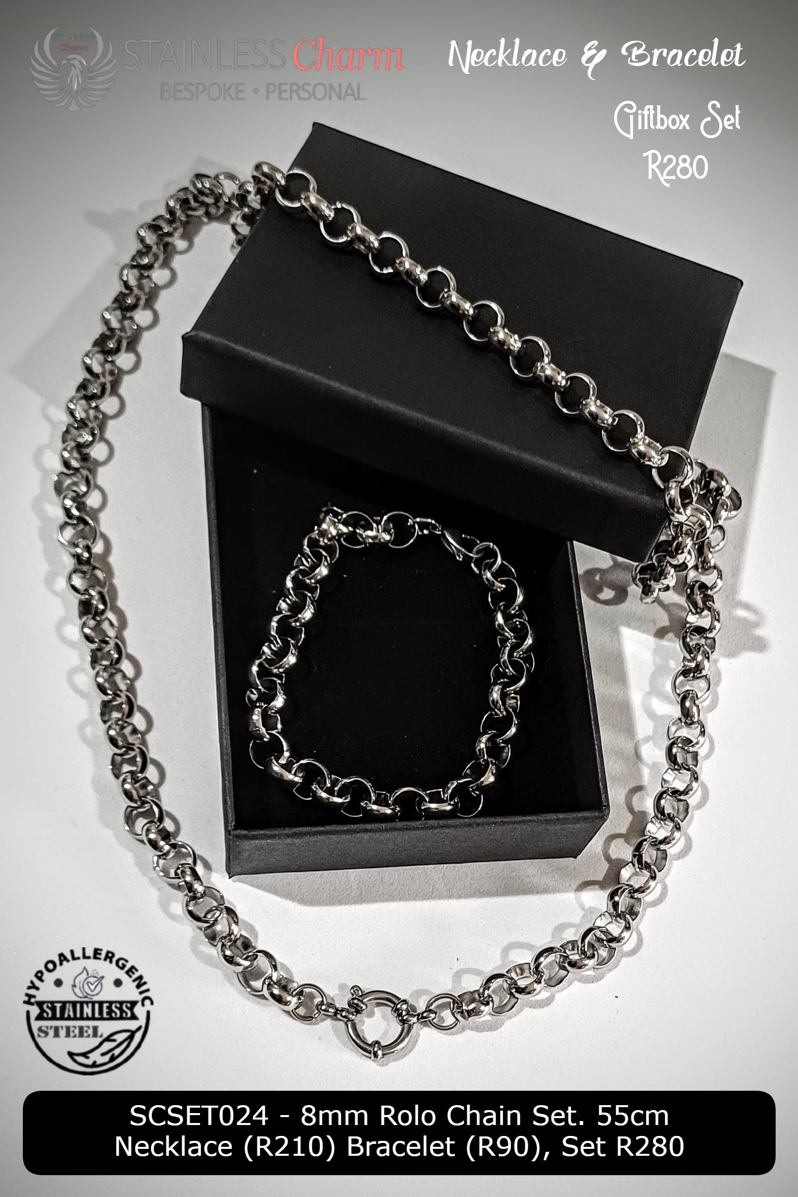 Stainless Steel Chain Set