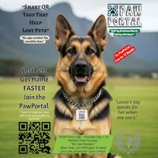 PawPortal™ – Smart QR Pet Tag