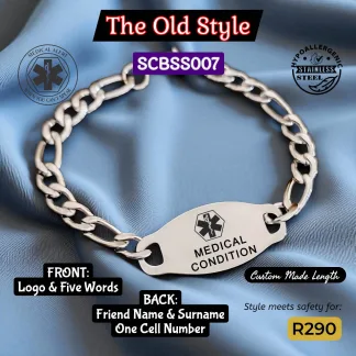 The Old-Style ID Bracelet - SCBSS007